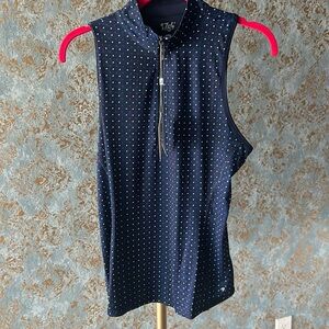 Blue Golf/Tennis Sleeveless Top